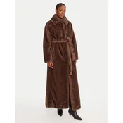 TWINSET Krzno 252AT2190 Rjava Relaxed Fit