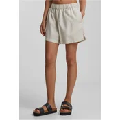 Womens Linen Shorts - Cream