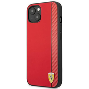 Ferrari FESAXHCP13SRE iPhone 13 mini 5,4 red hardcase On Track Carbon Stripe (FESAXHCP13SRE)