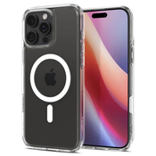 slomart Ohišje Spigen Ultra Hybrid za iPhone 16 Pro - belo