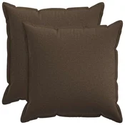 vidaXL Blazina 2 kos HOUTEN Taupe 50 x 75 cm Lažni lanu