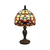 Brilagi - Tiffany vitražna stona lampa MIRABELLA 1xE27/60W/230V