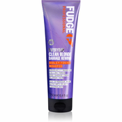 Fudge Everyday Clean Blonde Damage Rewind Shampoo nežni šampon za vsakodnevno uporabo za blond lase in lase s prameni 250 ml