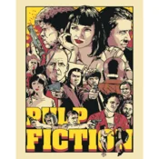 shumee Slikanje po številkah z okvirjem Slike za slikanje - Pulp Fiction 40x50 cm