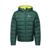JACK WOLFSKIN Zunanja jakna ATHER neonsko rumena/temno zelena