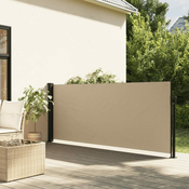 Bocna tenda na uvlacenje bež 140 x 300 cm