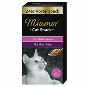 Miamor Cat Snack krema s sladom and slad-sir Multibox - 48x15 g