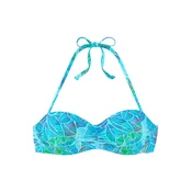 SUNSEEKER Bikini zgornji del marine/azur/zelena/bela