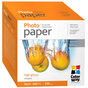 Sjajni foto papir u boji 230g/m2/ 10x15/500 listova