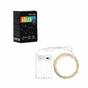 Baterijske micro LED lučke 60 LED 6m večbarvne