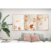 WALLXPERT Dekorativna uramljena MDF slika (3 komada) Mp3 00108 30 x 40