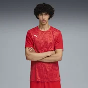 PUMA teamJAWS Graphic Short Sleeve Shooting Basketball Shirt Men, Men, Red, XS