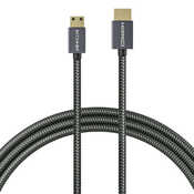 HDMI na HDMI kabel, Blitzwolf BW-HDC4, 4K, 1,2 m (crni)