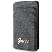 Guess Wallet Card Slot Stand GUWMSHG4SHK black MagSafe 4G Classic Logo (GUWMSHG4SHK)