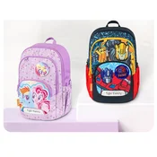 TigerFamily Školski ranac, 20 L, Crno-crveni