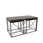 Hanah Home Defne Set Klub stolova, 3 komada, Antracit