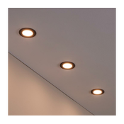 Eglo 31743- SET 3xLED Zatemnitvena svetilka FUEVA-Z 1xLED/2,8W/230V IP44 črna
