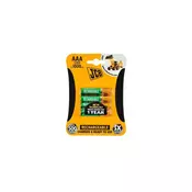 JCB-HR31000RC-4B - 4 komada AAA punjive NiMH baterije, 900 mAh / 1,2 V
