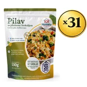 Homely Pilav sa piletinom i brokolijem, 31 komad