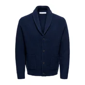 Only & Sons Pletena jopa ONSSKY temno modra