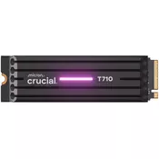 CRUCIAL 1 TB SSD T710 3D-NAND NVMe PCIe M2 Gen5 Heatsink