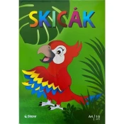 Skicarica A4 - 10 listov, 180 g/m2