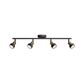 CONDUIT REFLEKTOR 4X5W GU10 CRNA/BAKRENA 8720169299931