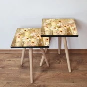 Hanah Home Set klub stocica 2Shp309, 2 komada, Šareni