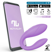 InToYou App Series Couple Toy with App Premium Silicone Lavender