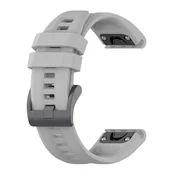 OEM Silikonski pas za GARMIN FENIX 3/3HR/5X/6X/6X Pro/7X/7X Pro, siv (12)