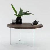 Hanah Home Klub sto Serenity, 70x40x cm, Braon