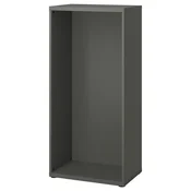 BESTA Okvir, temno siva, 60x40x128 cm