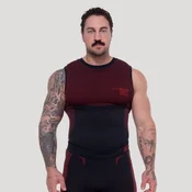 GymBeam OG1 Seamless Tanktop Black/Red