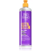 TIGI Bed Head Serial Blonde vijoličen toniran šampon za blond lase in lase s prameni 400 ml