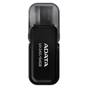 ADATA Flash disk UV240 64GB / USB 2.0 / črn