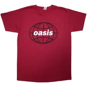 Oasis 1998 World Tour - South America (Back Print) Red L Majica