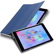 Cadorabo Cadorabo tablični ohišje, združljiv z Apple v Jersey Tarmno Blue - Ultra Tanka zaščitna prevleka z samodejno budnostjo in stojalo funkcijo, (20615550)