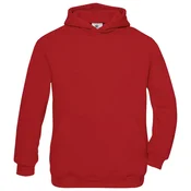 MAJICA HOODED KIDS B&C 280G rdeča 9/11