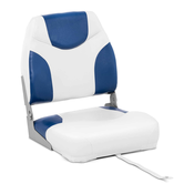 Sjedalo za camac - 40x40x50 cm - bijelo-plavo
