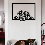 Wallity Zidna dekoracija Enzo 7054, 70x54cm, Crna