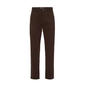WE Fashion Chino hlače temno rjava