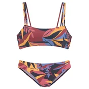 SUNSEEKER Bikini temno modra/temno rumena/karminsko rdeča/črna