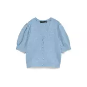 VERO MODA Pletena jopa VMDOFFY svetlo modra