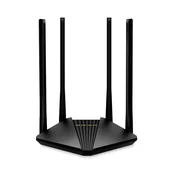 Mercusys MR30G bežicni usmjerivac Gigabit Ethernet Dvofrekvencijski (2,4 GHz / 5 GHz) 5G Crno
