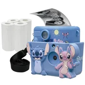 Otroški fotoaparat Lexibook StarCAM® Print s takojšnjim tiskanjem - Disney Stitch (DJ130DZ)
