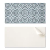 shumee Dekorativne ploščice z grafiko, samolepilni vzorec z ornamenti in rožami, 10x40x20 cm