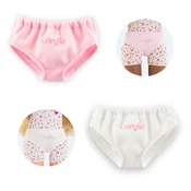 Gacice Briefs Set Ma Corolle ružicaste i bijele za lutku od 36 cm