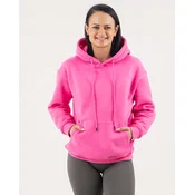 Soft Warm Pulover s Kapuco Energično Roza - M