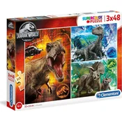 CLEMENTONI Puzzle Jurassic World 3/1