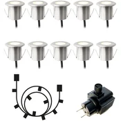 Northix Dexter Decklight 10-pack srebrni začetni paket